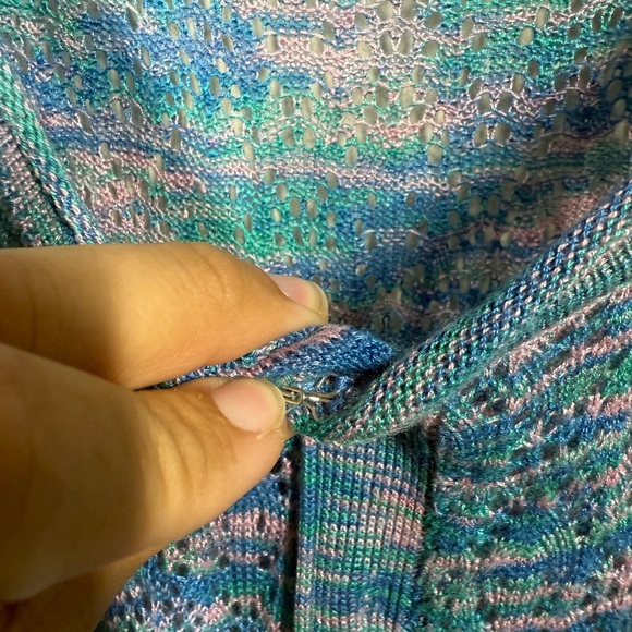 Free People Space Dyed Henley Sweater Dress Size XS - Picture 6 of 9